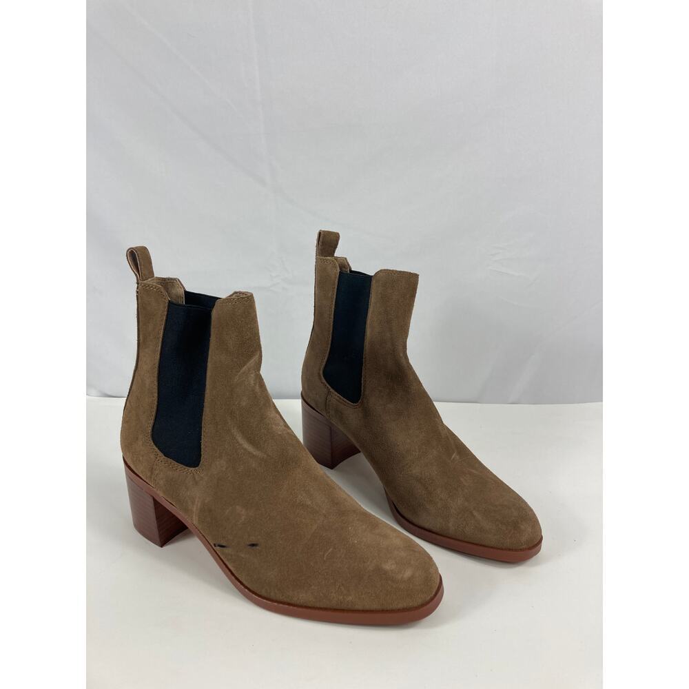 Steve Madden Rhiannon Suede Chelsea Ankle Boot in Brown Size 10